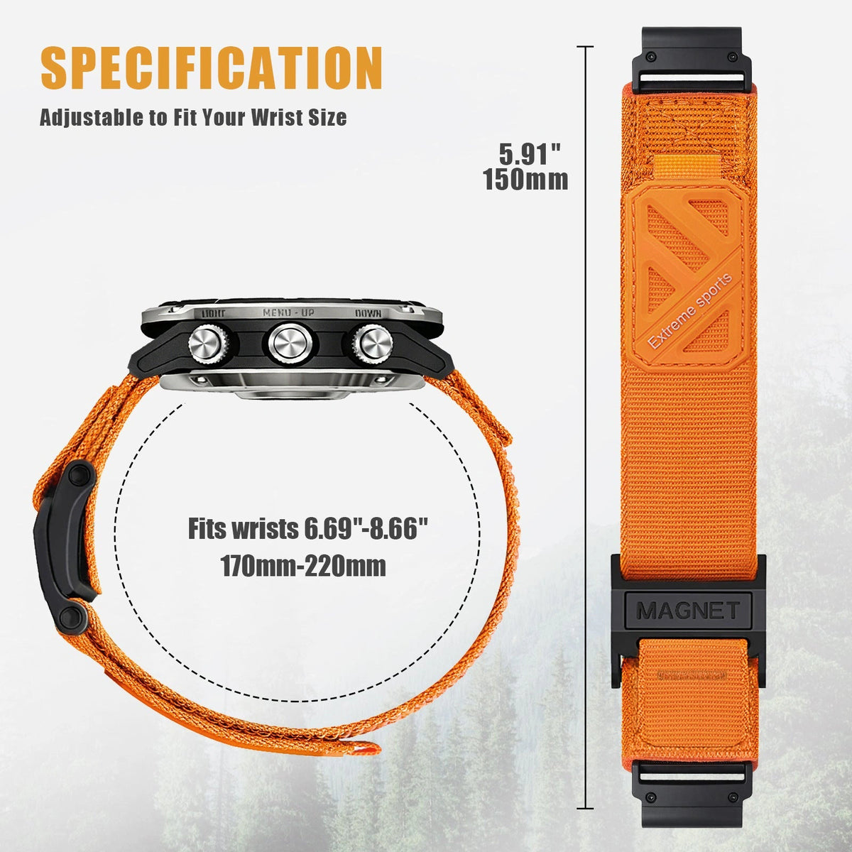 Trailhead Magnetic Nylon Band · QuickFit