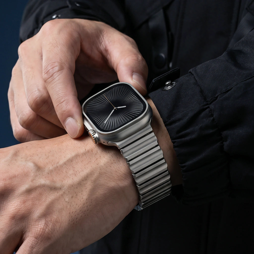 Tidal Wave Titanium Band