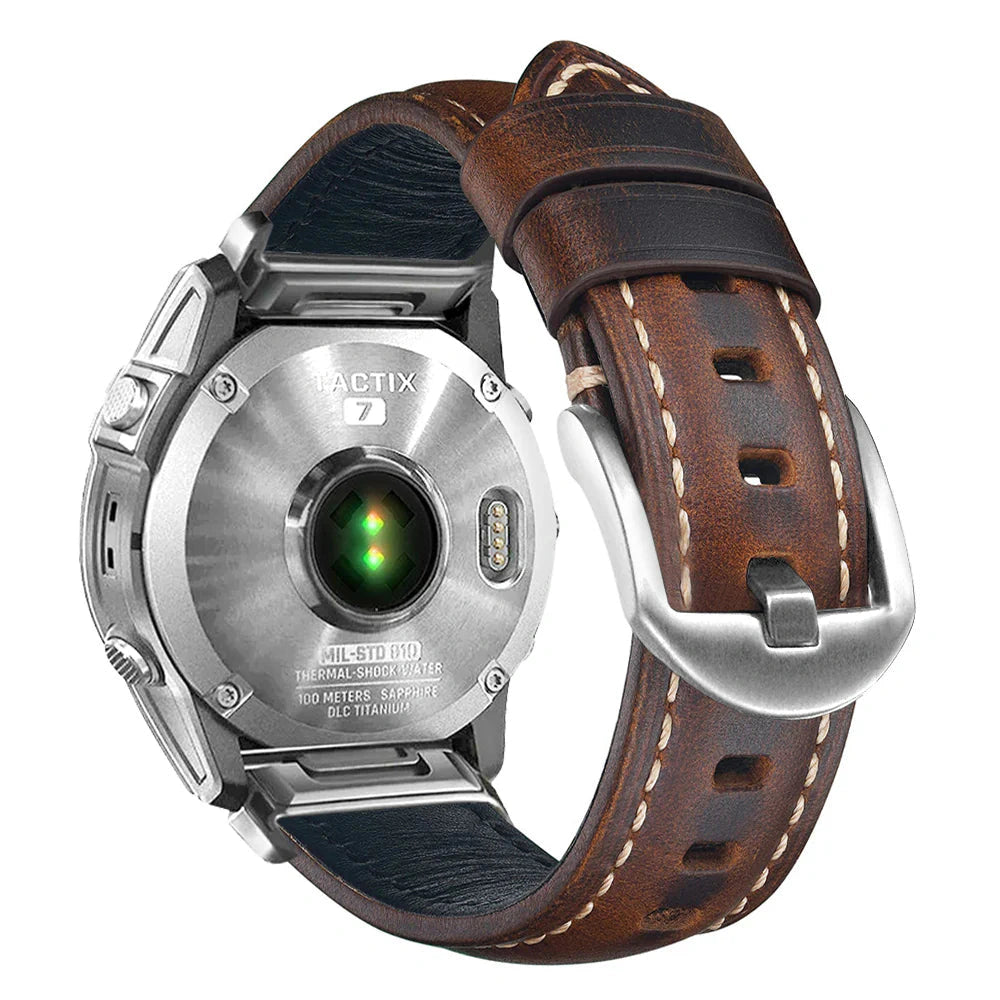 Nappa Leather Band · Garmin QuickFit