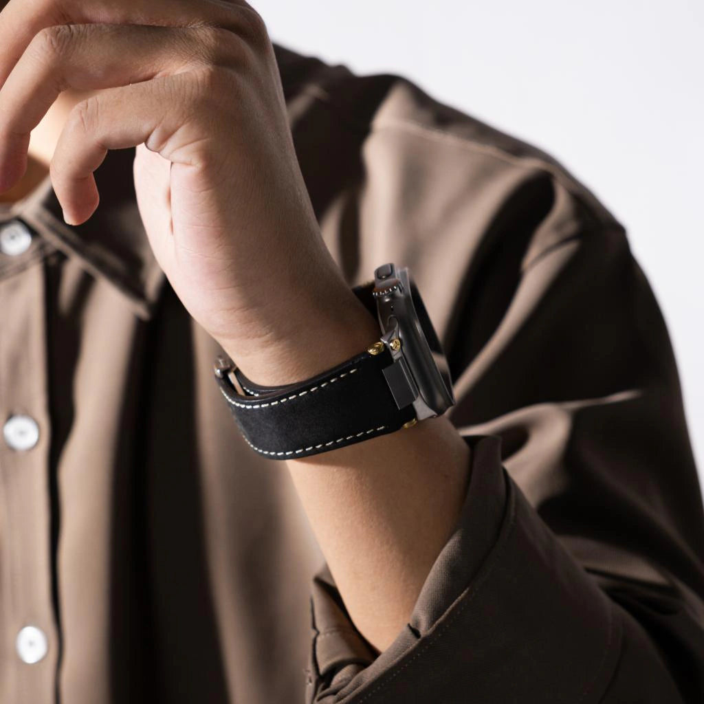 Mecha Deployant Leather Band