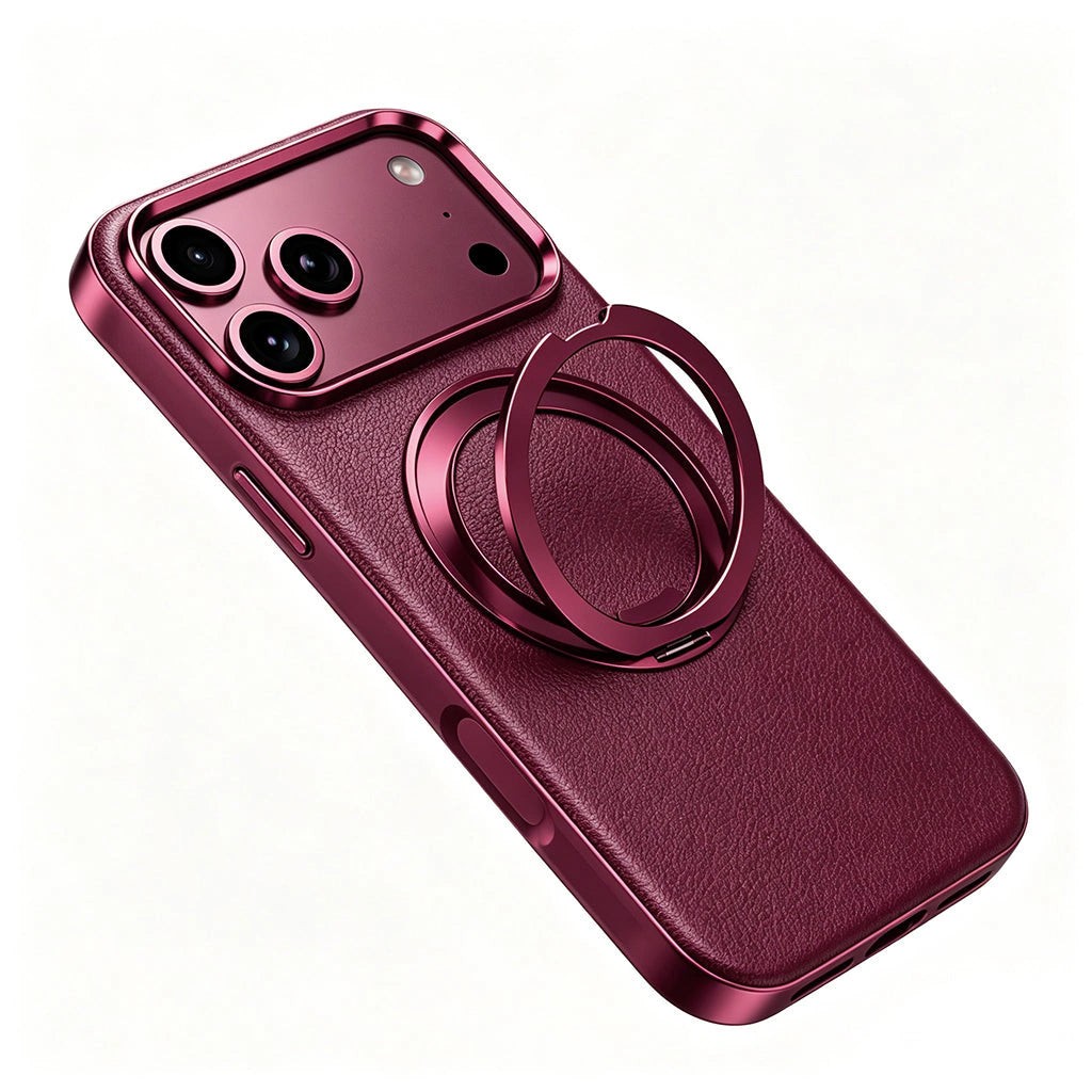 Atelier Leather MagSafe Case · Ring Stand