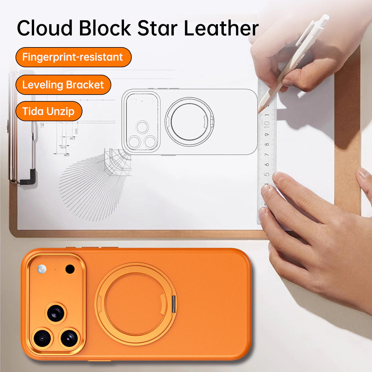 Atelier Leather MagSafe Case · Ring Stand
