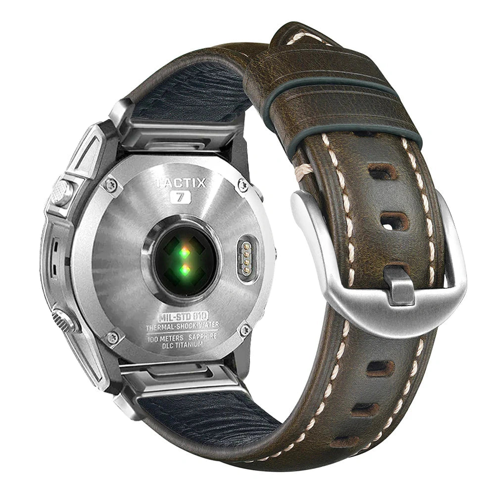 Nappa Leather Band · Garmin QuickFit