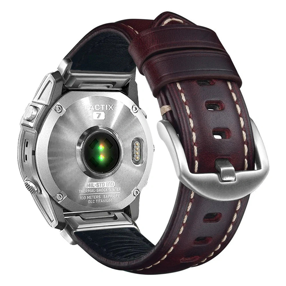 Nappa Leather Band · Garmin QuickFit