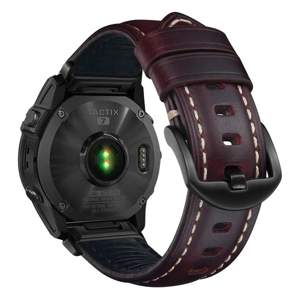 Nappa Leather Band · Garmin QuickFit
