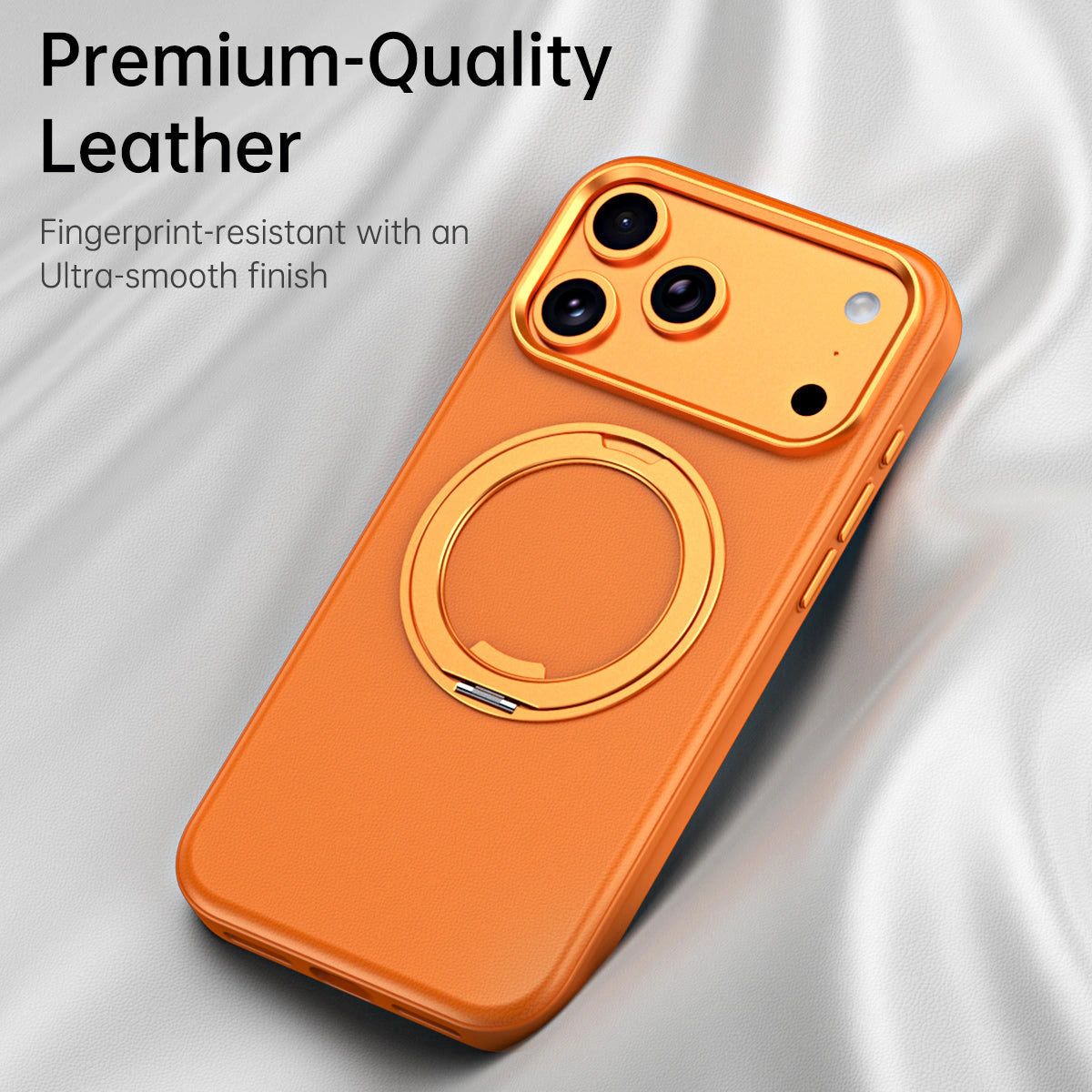 Atelier Leather MagSafe Case · Ring Stand