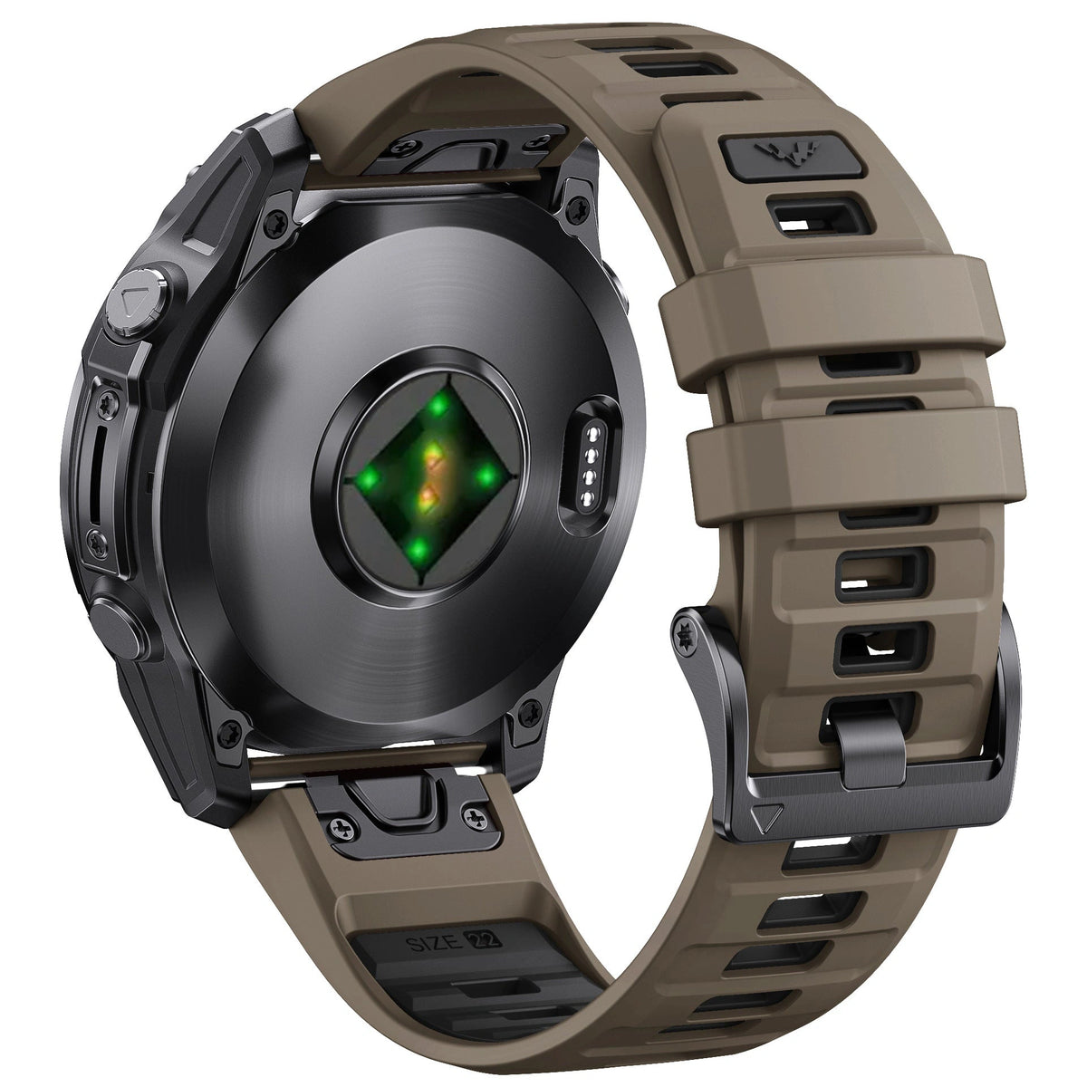 Pacer Two-Tone Silicone Band · QuickFit