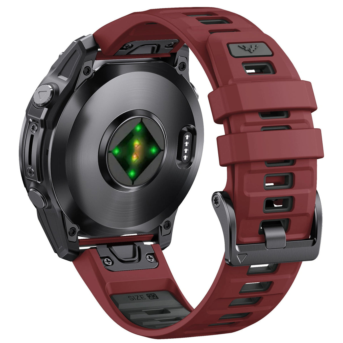 Pacer Two-Tone Silicone Band · QuickFit